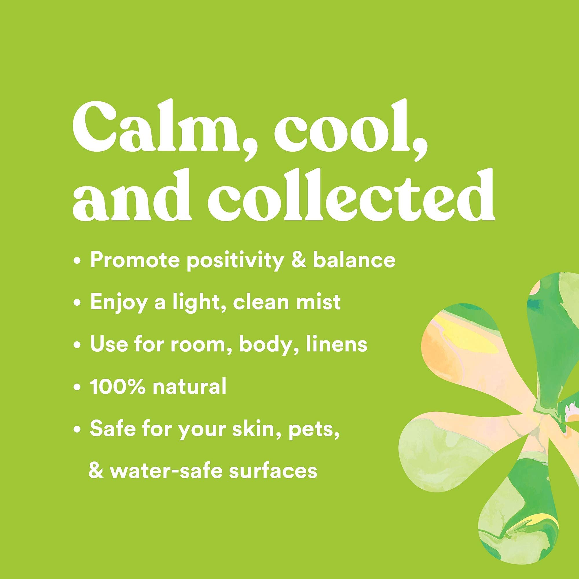 ASUTRA Multi-Use Essential Oil Aromatherapy Spray – Lemongrass & Jasmine, 4 fl oz