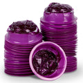 ATDAWN 50 Pack Emesis Bags – Disposable Vomit Bags for Travel & Car Sickness (Purple)