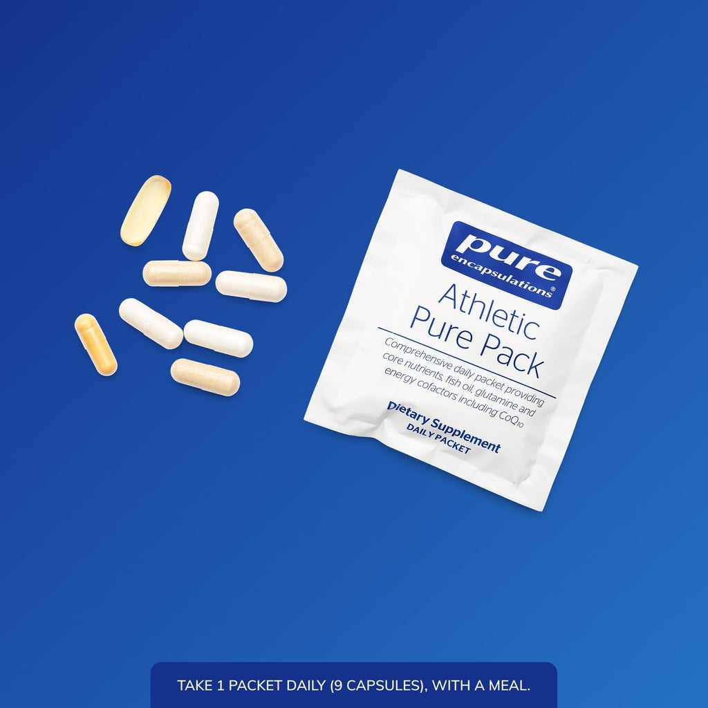 Pure Encapsulations Athletic Pure Pack – Core Nutrients & CoQ10 (30 Packets)