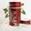Atipikal Sand Candle 18oz – Saldalwood Jasmine Pearled Wick Candle, 120h Burn