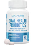 Atlantis Nutrition Oral Probiotics Chewable Tablets – 3 Billion CFU, Strawberry Flavor, Gum & Teeth Care