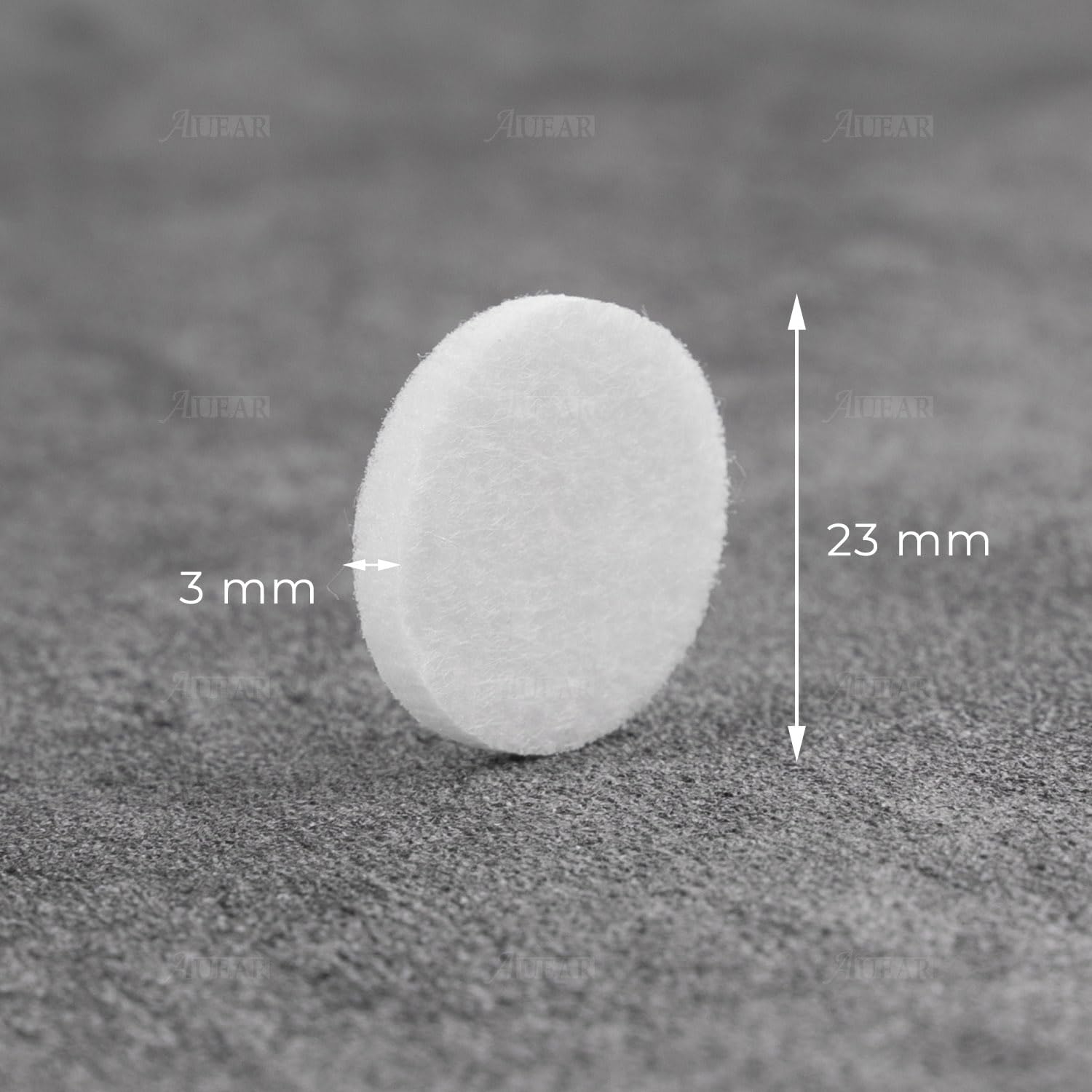 AUEAR 100-Pack White Round Mini Diffuser Refill Pads for Necklace Pendant