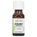 Aura Cacia Bergamot Bergaptene-Free Essential Oil, 0.5 fl oz – Uplifting, 100% Pure
