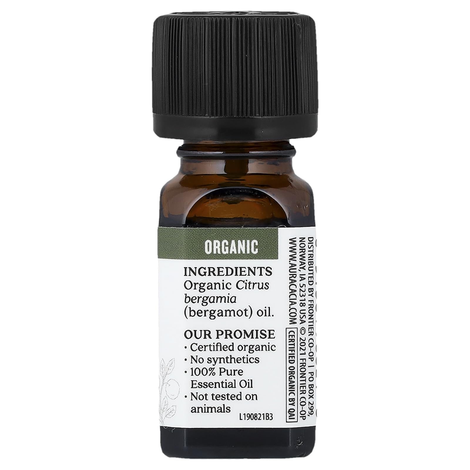 Aura Cacia Bergamot Essential Oil 100% Organic - 0.25 oz