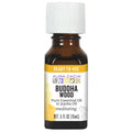 Aura Cacia Buddha Wood Essential Oil in Jojoba Oil | GC/MS Tested for Purity | 0.5 fl oz