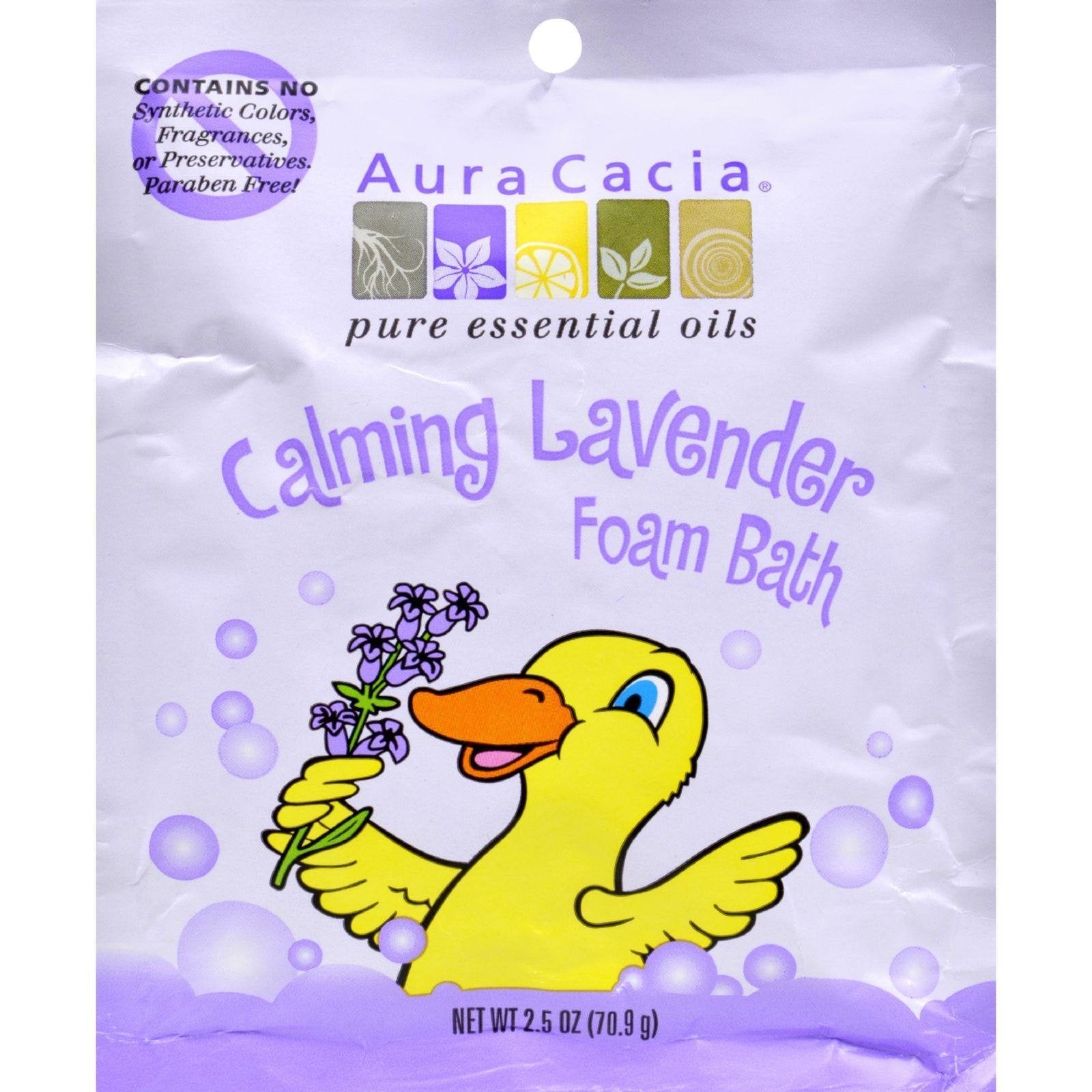 Aura Cacia Calming Foam Bath with Lavender Essential Oil - 2.5 oz (Pack of 1)
