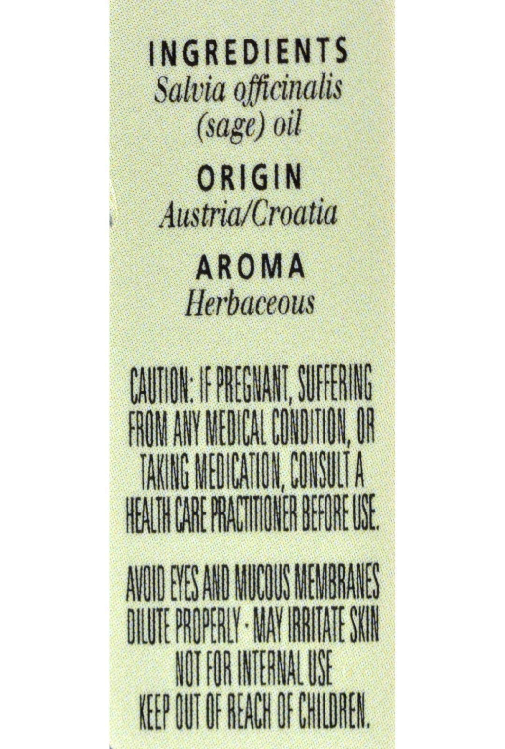 Aura Cacia Clary Sage Essential Oil 0.5 oz - Aromatherapy & Skincare