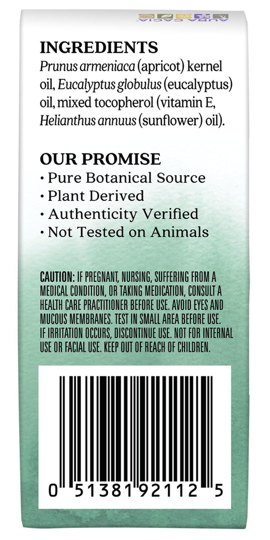 Aura Cacia Eucalyptus Roll-On | GC/MS Tested for Purity | 9.2 ml