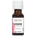 Aura Cacia 100% Pure Geranium Essential Oil | GC/MS Tested for Purity | 15 ml (0.5 fl oz) | Pelargonium graveolens