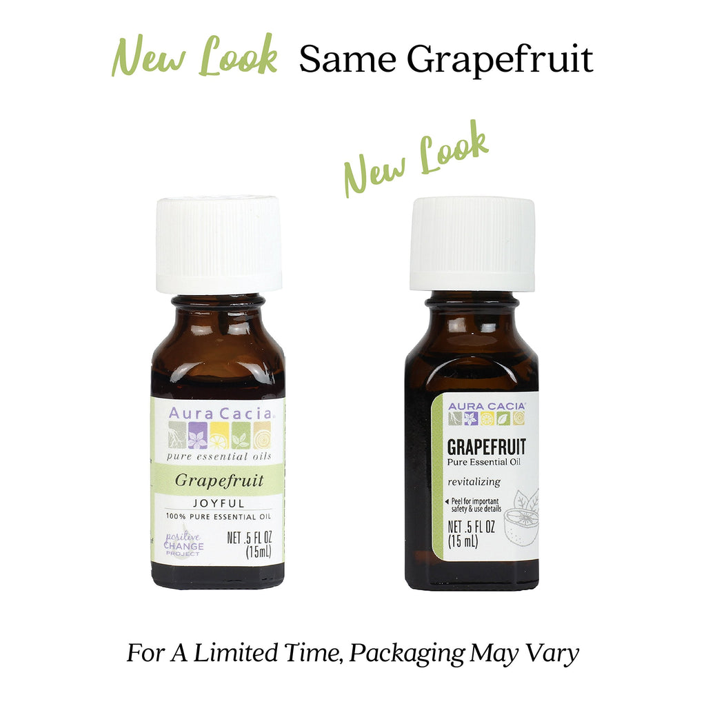 Aura Cacia Joyful Grapefruit Essential Oil – 0.5 fl oz | Pure Citrus Aroma
