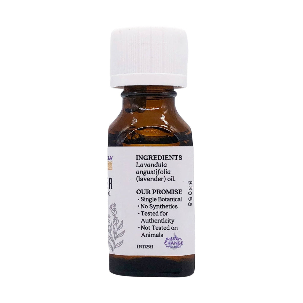 Aura Cacia 100% Pure Lavender Essential Oil – GC/MS Tested, 15 ml (0.5 fl oz)