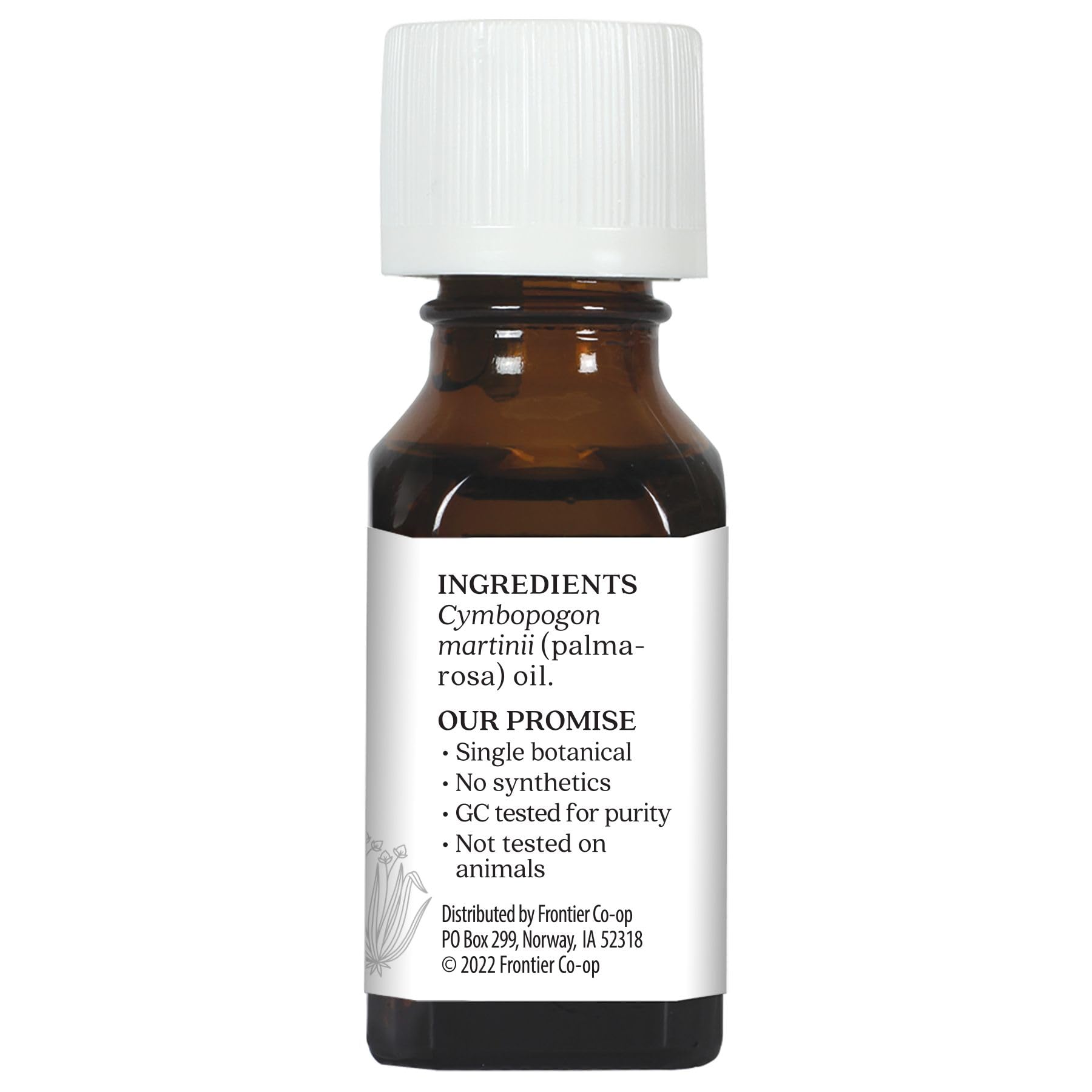 Aura Cacia Palmarosa Essential Oil 100% Pure Cymbopogon martinii – Diffuser, Skincare & Home Cleaning | 0.5 Fl Oz (Pack of 1)