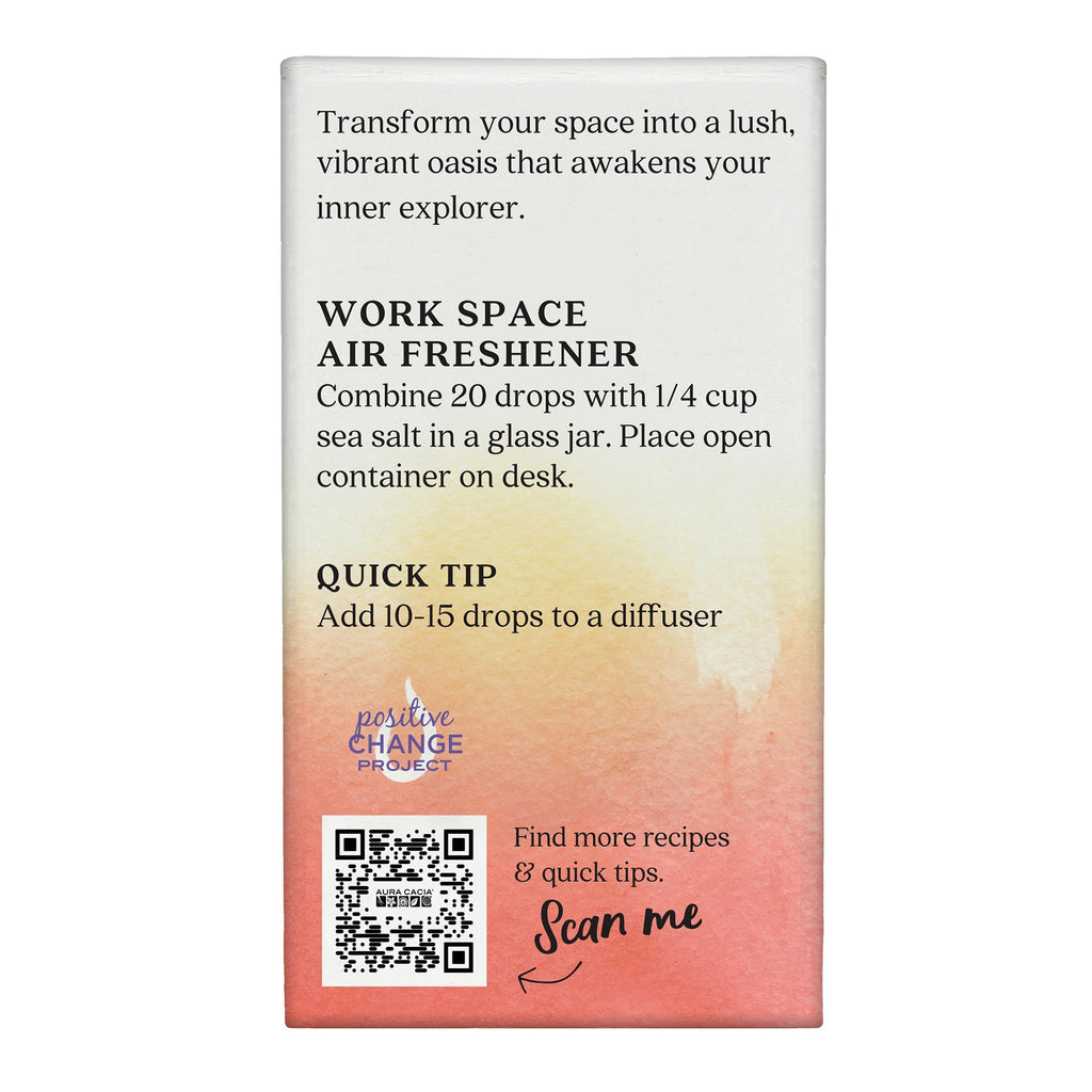 Aura Cacia Paradise Essential Oil Blend – Light Aroma, 0.25 Fl Oz | No Synthetic Fragrances