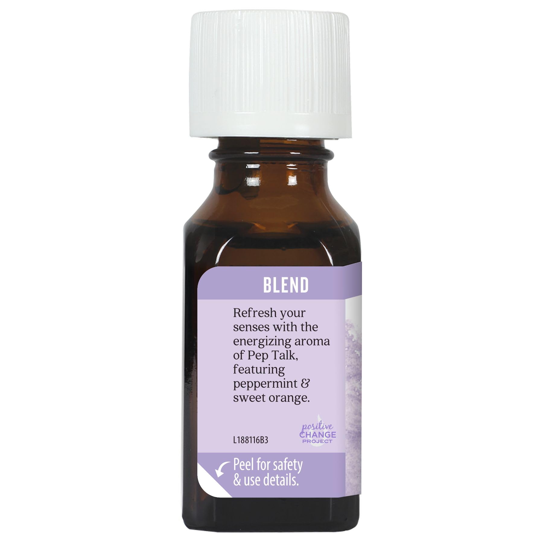 Aura Cacia Essential Solutions Pep Talk Oil Blend – 0.5 fl oz