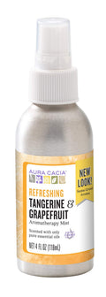Aura Cacia Room & Body Mist – Tangerine & Grapefruit 4 fl oz