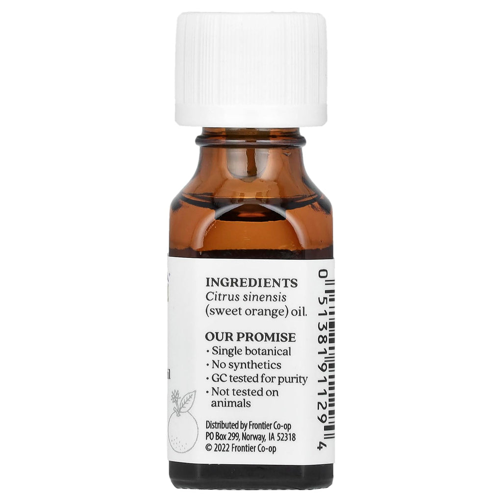 Aura Cacia Sweet Orange Essential Oil, 0.5 fl oz – Pure Citrus Aromas