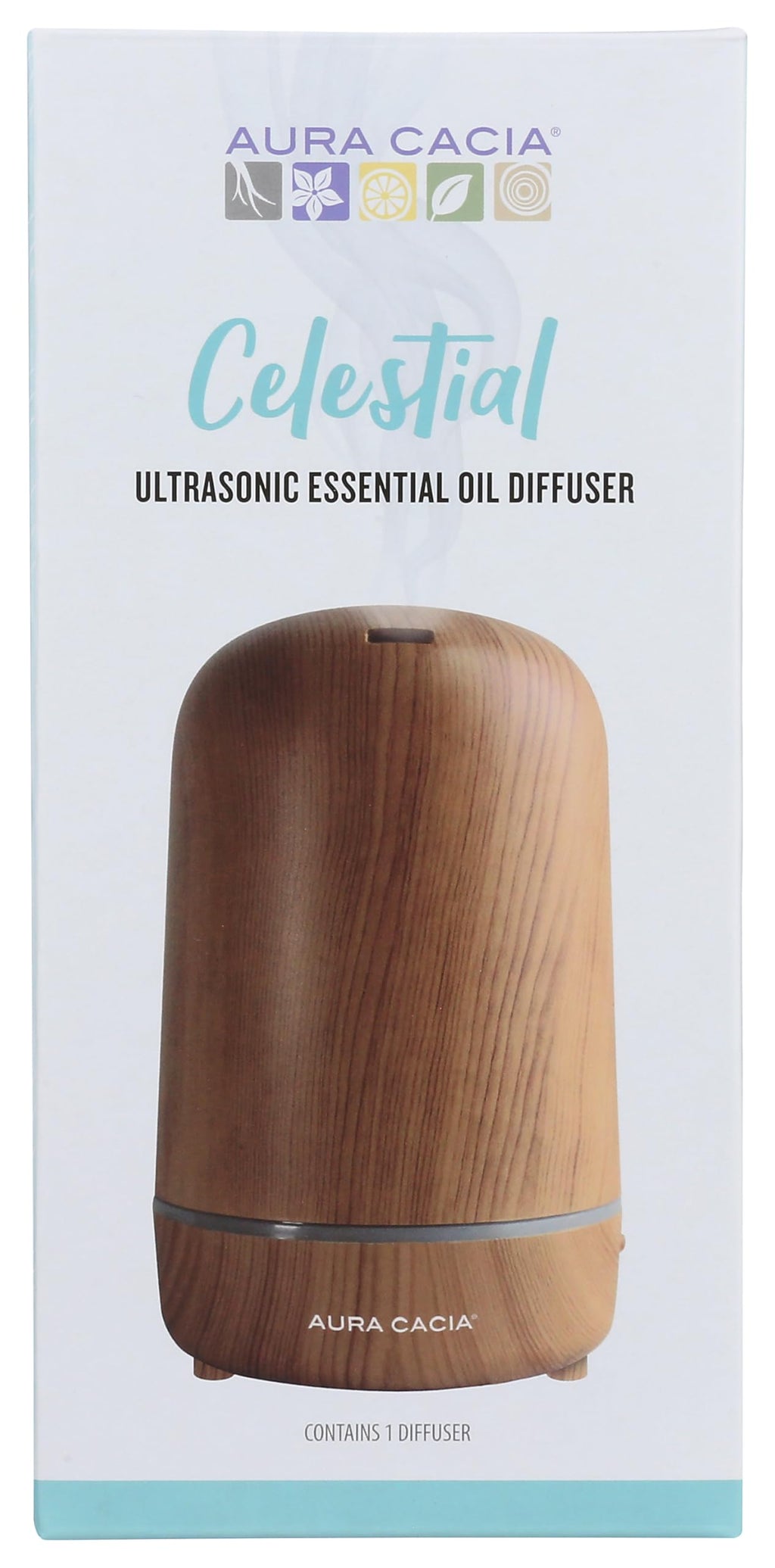 Aura Cacia Wood Grain Diffuser — Natural Home Aromatherapy, 1 Ea