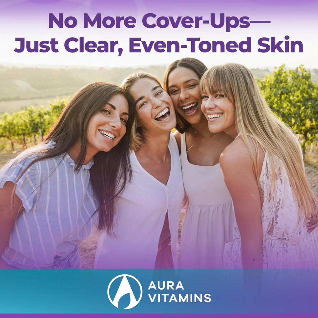 AURA VITAMINS Vitiligo Capsules – 60 Count | 1 Month Supply for Skin Pigmentation Support