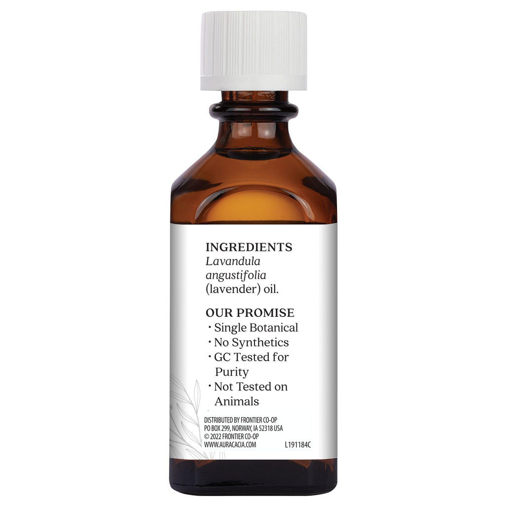 Aura Cacia Essential Oil Lavender (Lavendula Augustifolia) 2 oz – Calming, Pure Lavender Oil