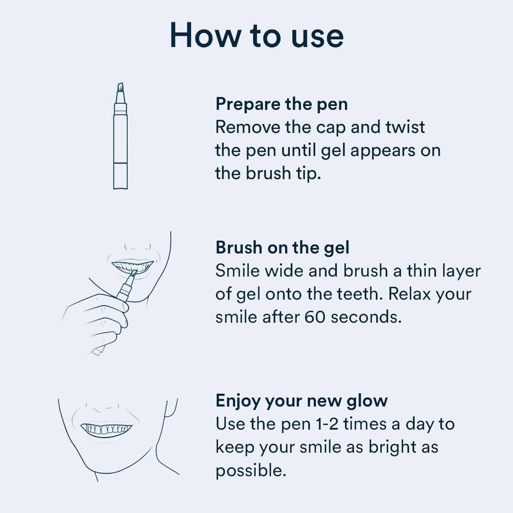 Auraglow Extra Strength Teeth Whitening Pen – 9% Hydrogen Peroxide, 40+ Treatments