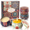 Auralome Scented Candles Gift Set – 4x 4.4oz Soy Wax Aromatherapy Candles
