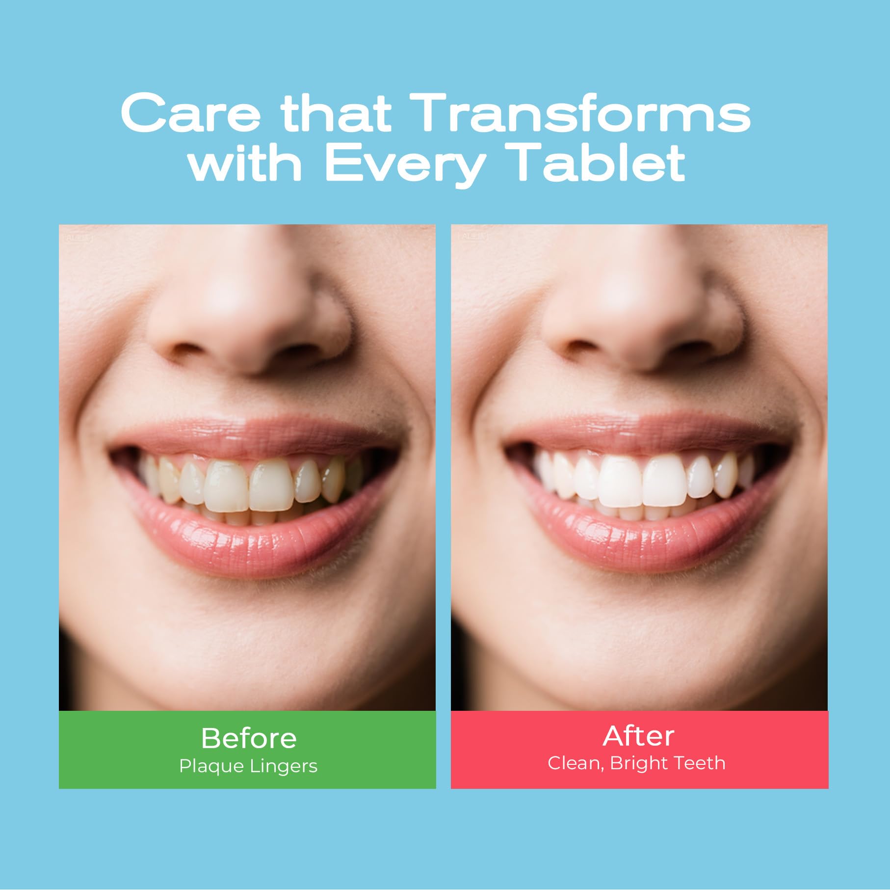 Auranexa Happy Cleaner Toothpaste Tablets – Mixed Pack (Watermelon Mint & Mint Lime) Fluoride-Free Nano Hydroxyapatite