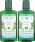 Auromere Ayurvedic Mouthwash – Vegan, Fluoride Free, Alcohol Free, Natural, Non-GMO (16 oz) 2 Pack