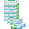 Auromere Ayurvedic Fresh Mint Toothpaste – Neem & Peelu, Vegan, Fluoride Free, 4.16 oz, 5 Pack