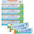 Auromere Ayurvedic Toothpaste – Licorice, Vegan, Fluoride Free, Neem & Peelu (4.16 oz) 4 Pack