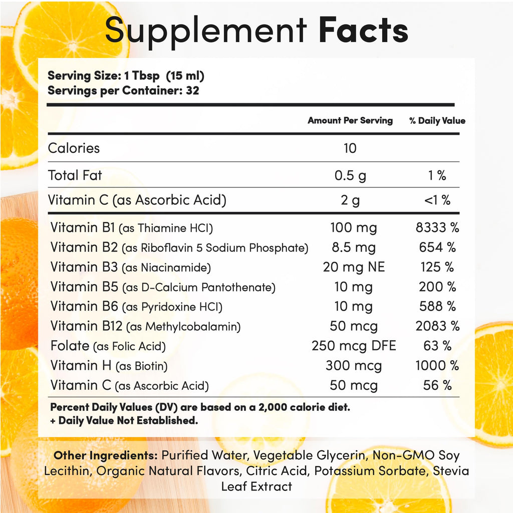 Aurora Nutrascience Mega-Liposomal B-Complex + Vitamin C – Energy & Immune Support | Gluten Free