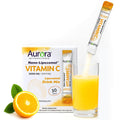 Aurora Nutrascience Nano-Pack Liposomal Vitamin C Powder Drink Mix – Immune Support, 3,000 mg per Serving, 30 Packets, Orange