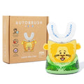Autobrush Kids Electric Toothbrush – ADA-Approved U-Shaped, 5.1x Cleaning, Ages 6-8 | Lion