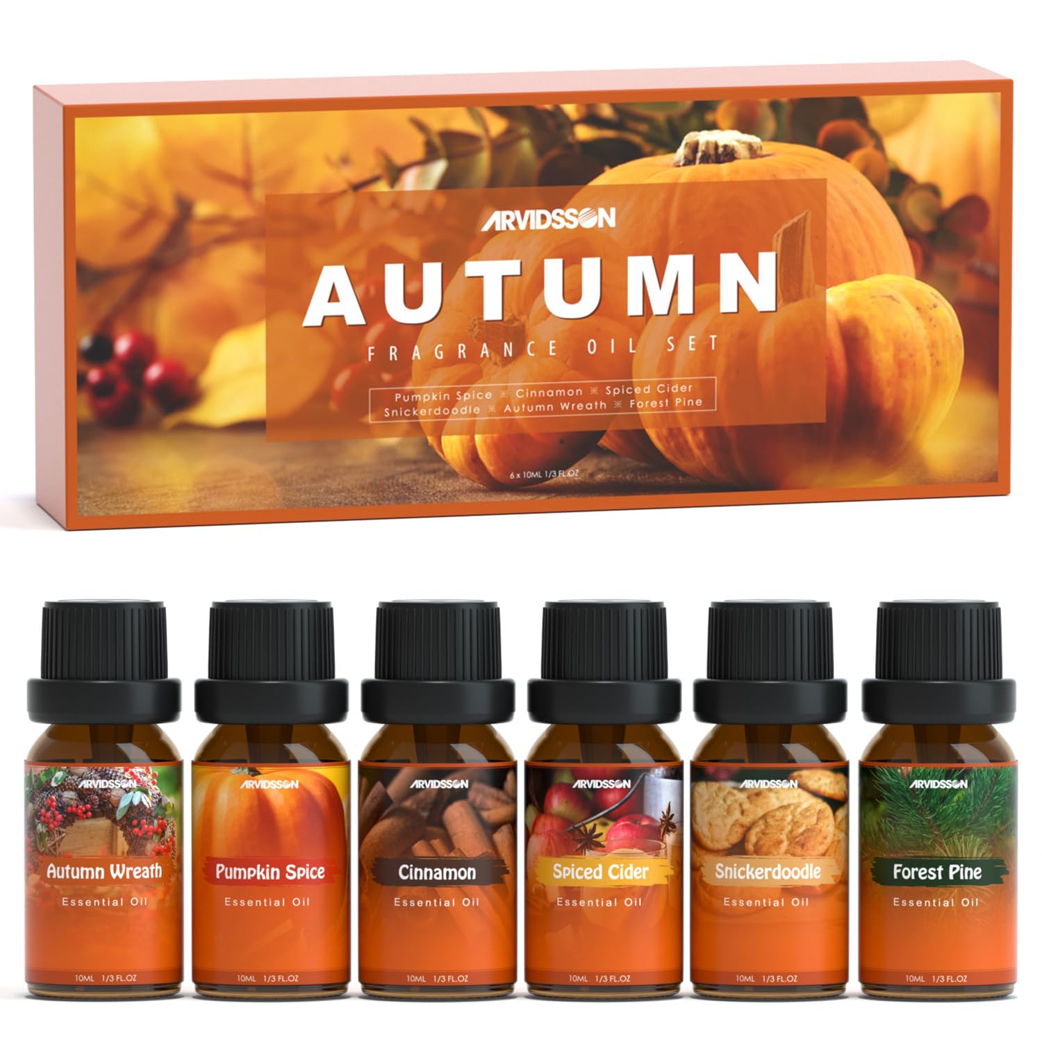 Autumn Fragrance Oil Set | ARVIDSSON Fall Essential Oils