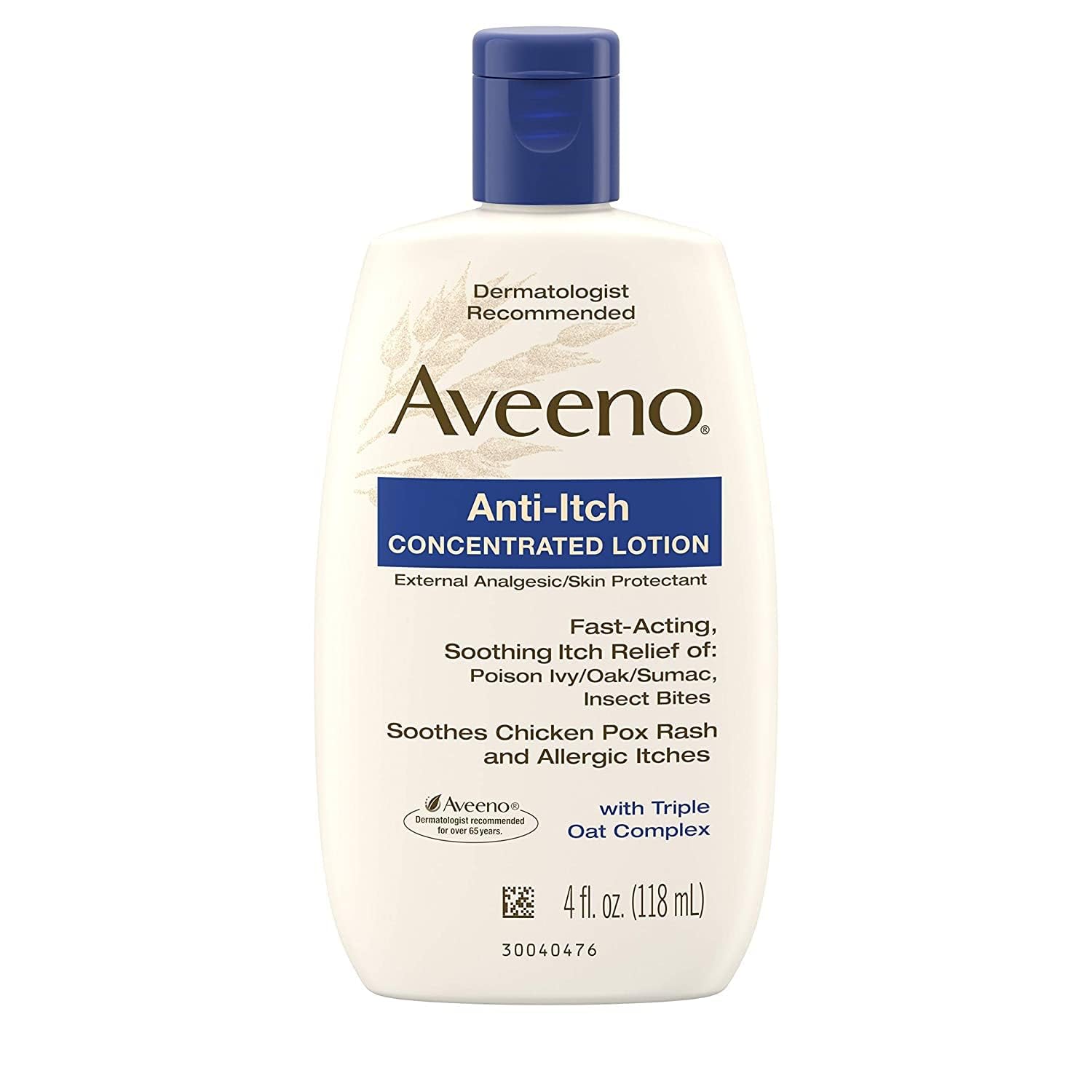 Aveeno Anti-Itch Concentrated Lotion with Calamine — 4 oz x 3