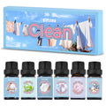 AVEOIRA Clean Fragrance Oils Set – 6x10ml for Diffuser, Candle & Soap