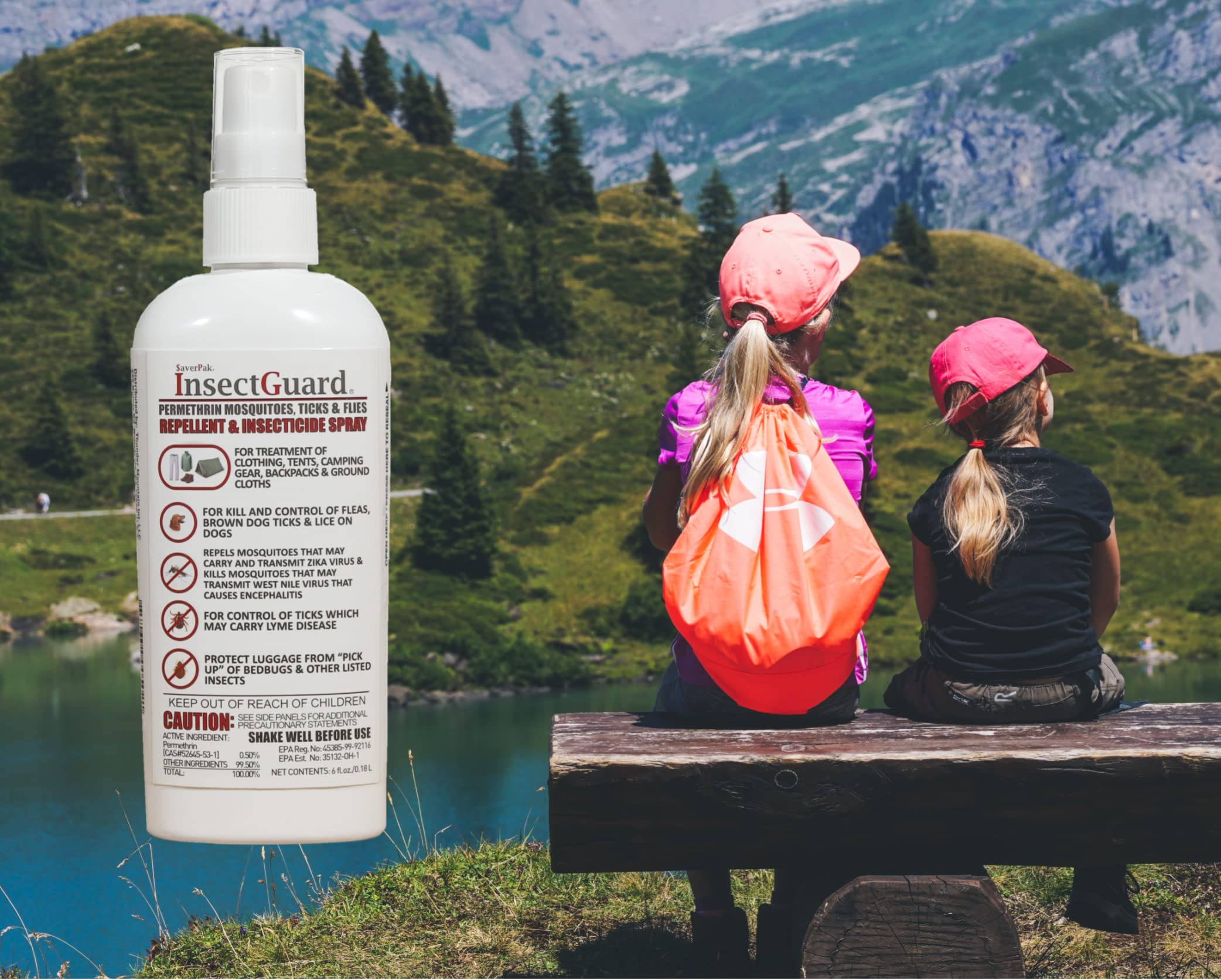 InsectGuard Permethrin Spray 32oz Quart – Mosquitoes, Ticks & Flies Repellent & Insecticide Case Pack (6) | $averPak