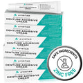 Extra Strong Denture Adhesive Cream - 12 Hour Hold, Mint, 6 Pack | Avistar