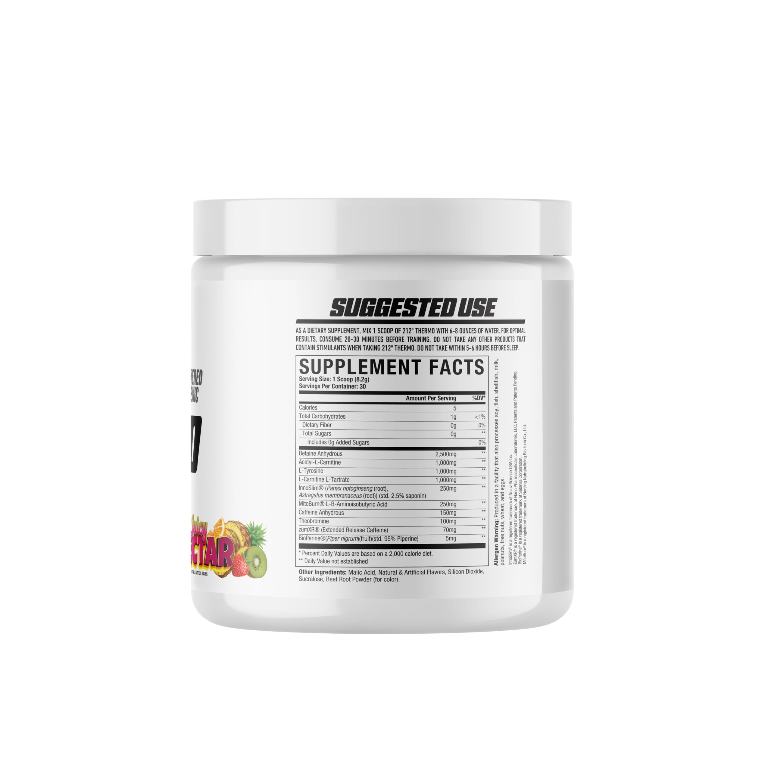 Axe & Sledge 212º Thermo Weight Management Powder | 200mg Caffeine | Juicy Nectar