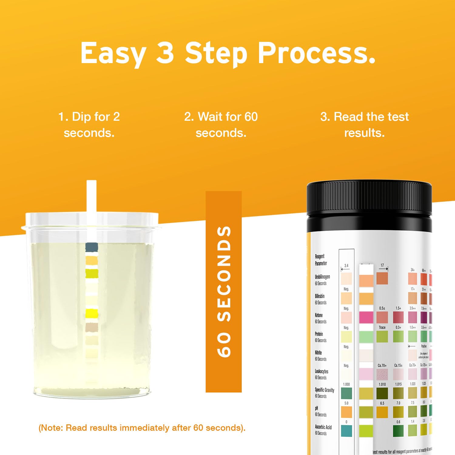 AYDMED 9-in-1 UTI Test Strips – 100 Count | 9 Parameters | FSA & HSA Eligible