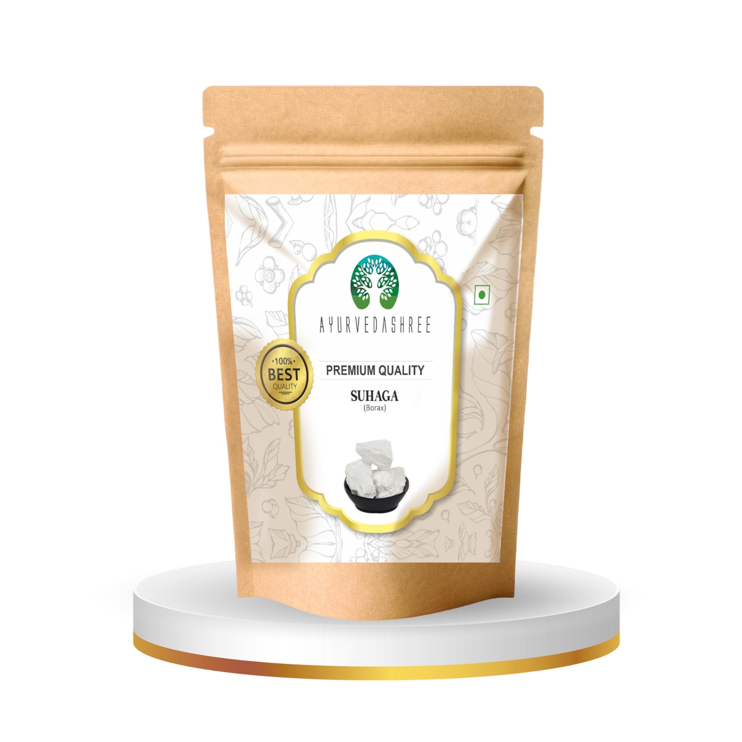 AYURVEDASHREE Suhaga (Crystals) 200gm – Borax, Sodium Borate, Tankan Bhasma