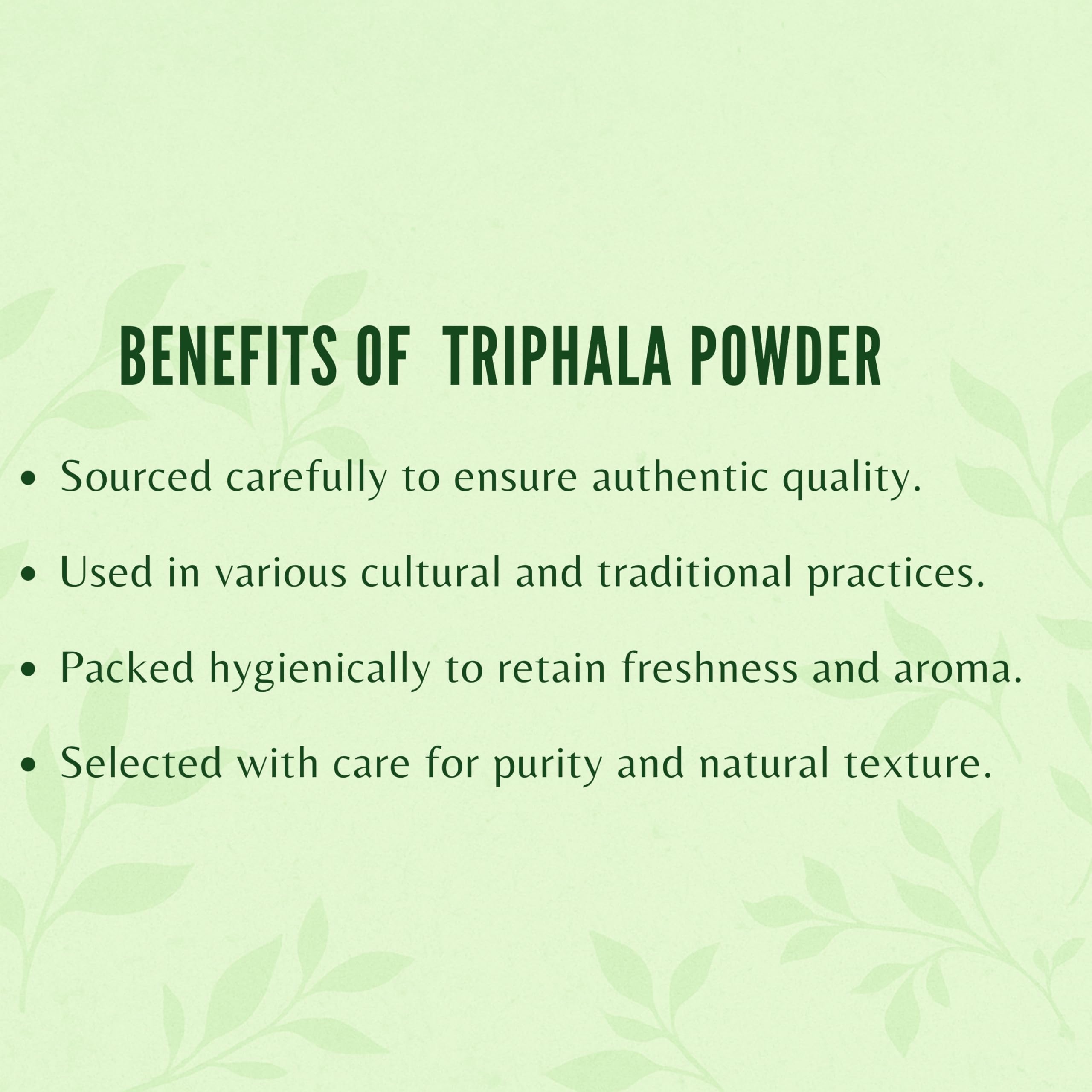 AYURVEDASHREE Triphala Powder 200 Gm | Amla, Haritaki & Bibhitaki | Non-GMO | Vegan | GMP Certified