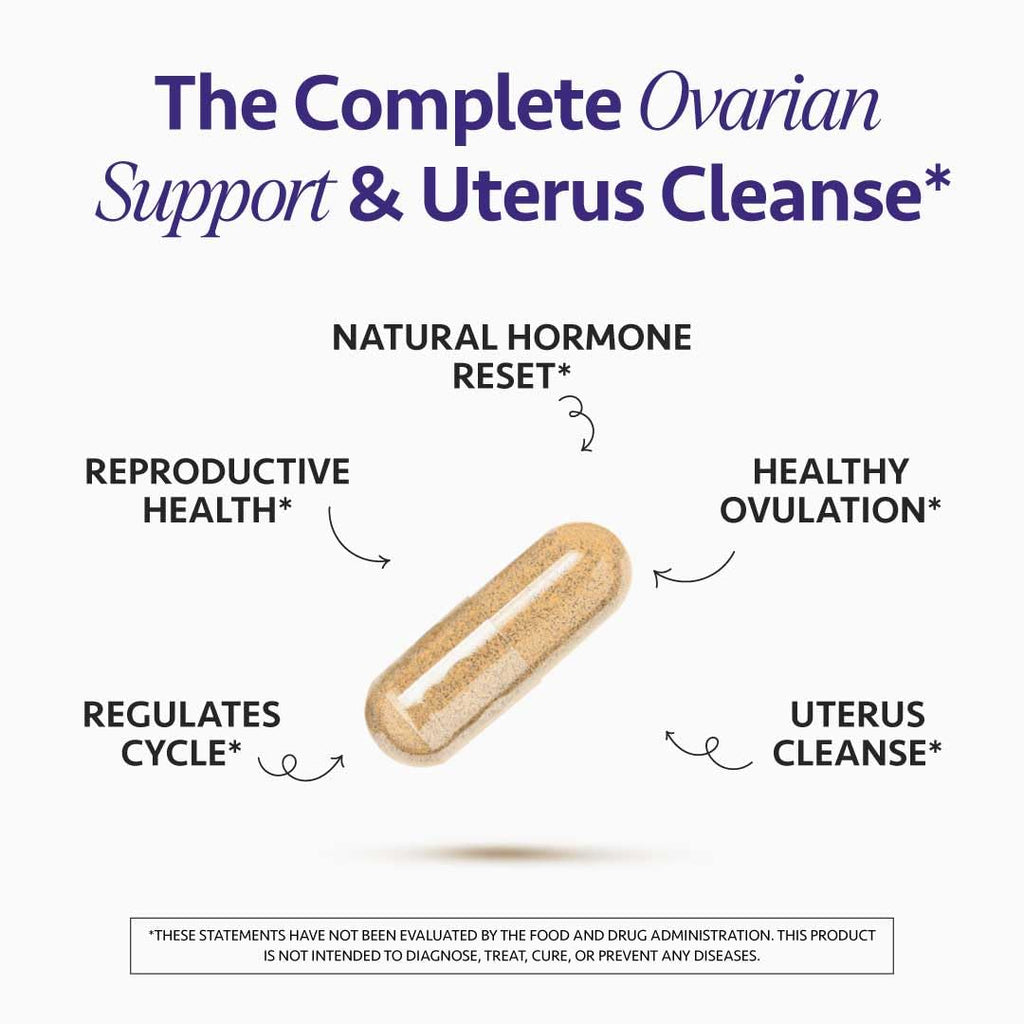 Ayurvedic Preconception Cleanse – Ovarian & Uterus Support | 30 Day Supply