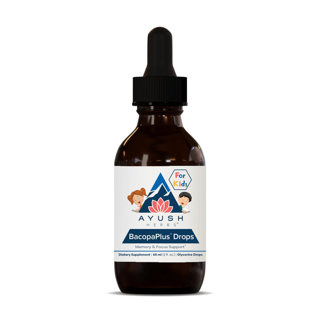 Ayush Herbs BacopaPlus Drops for Kids – Focus & Memory Support