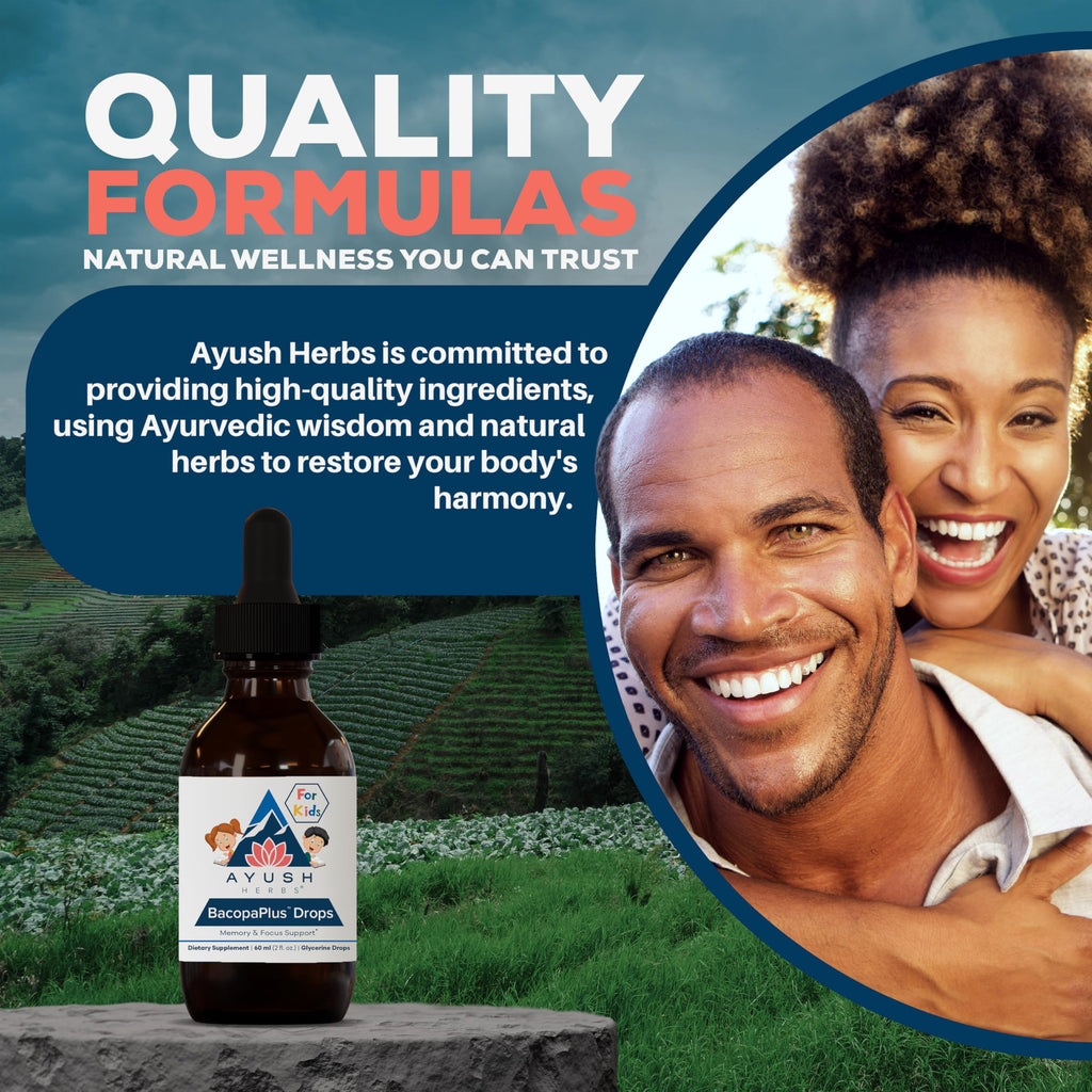 Ayush Herbs BacopaPlus Drops for Kids – Focus & Memory Support