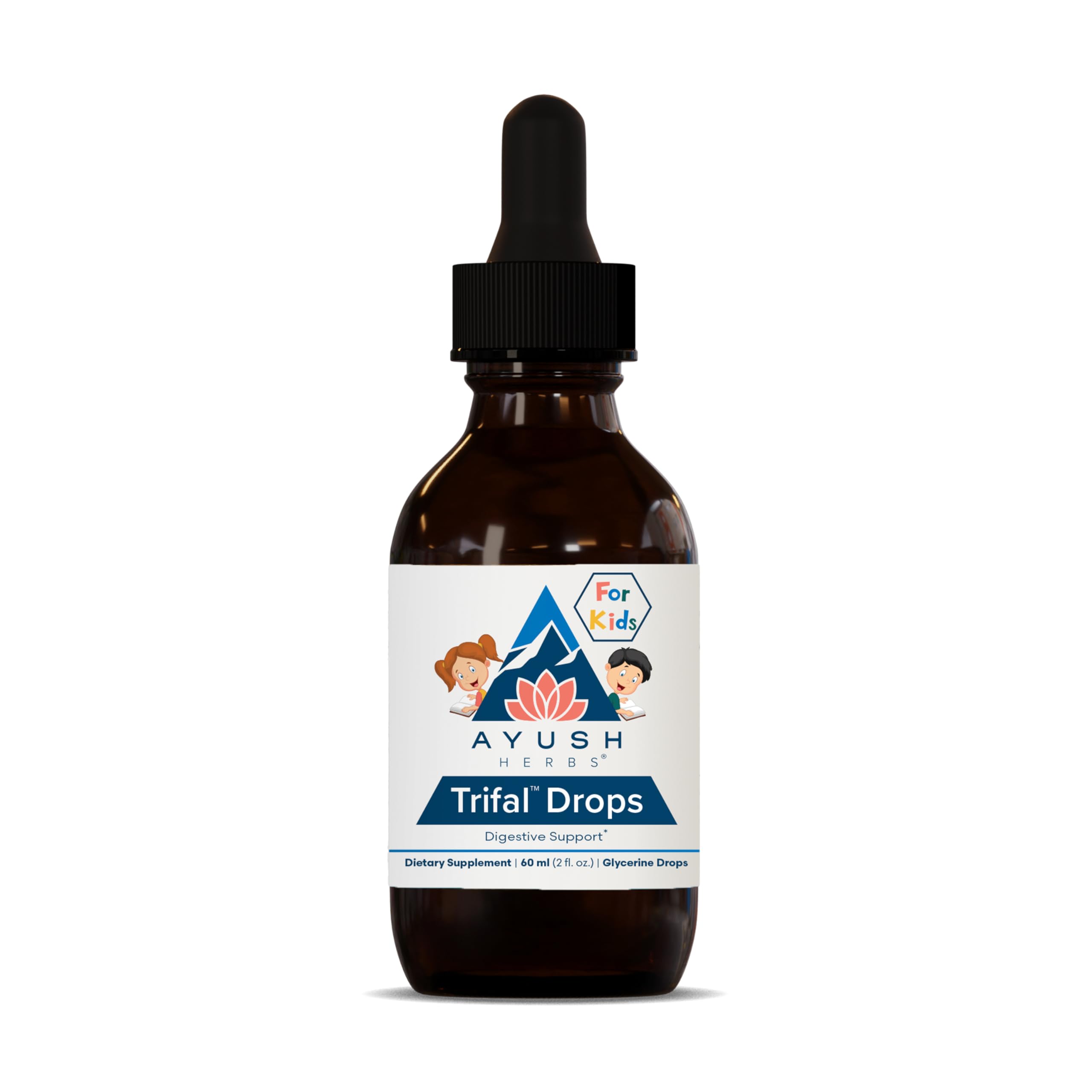 Ayush Herbs Trifal Drops for Kids - Digestive & Immune Support (Alcohol-Free) 2 fl oz
