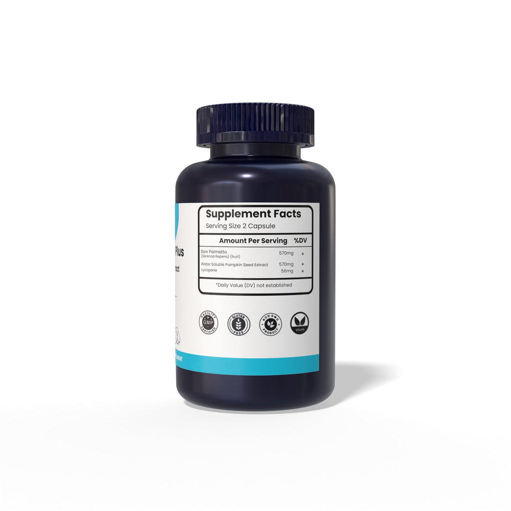 AZBiotech Saw Palmetto Plus - 1200mg with Pumpkin Seed Extract and Lycopene | Herbal Wellness Capsule