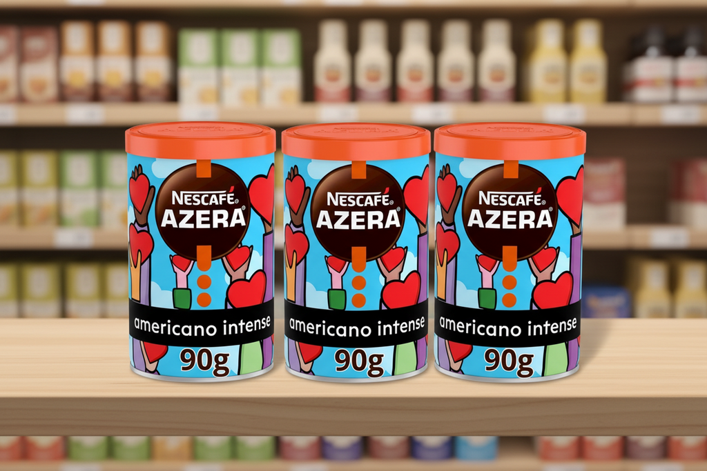 3 X Nescafe Azera Americano Intense 90G