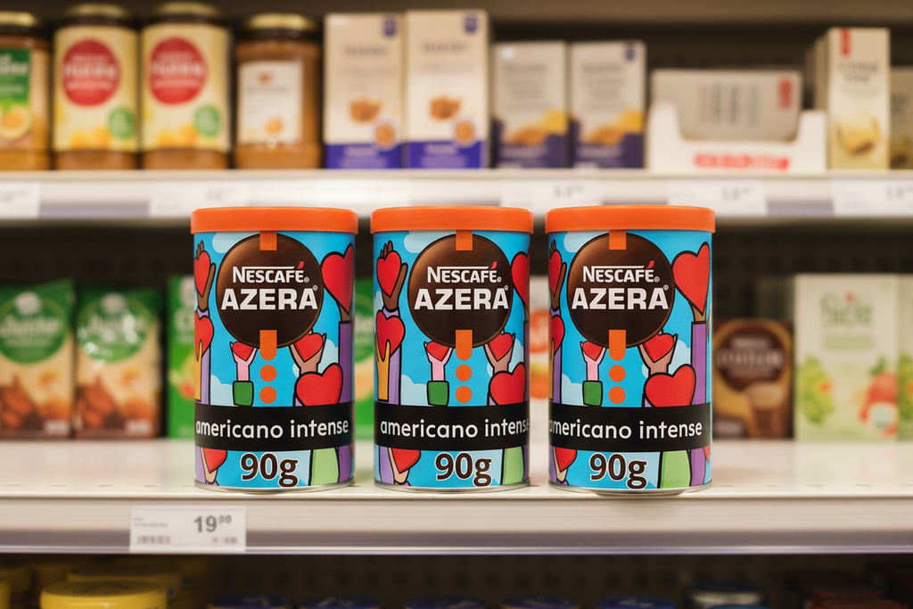 3 X Nescafe Azera Americano Intense 90G