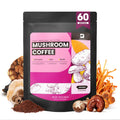 B BEWORTHS Slim Mushroom Coffee Powder — 10-Mushroom Blend with Ashwagandha, L-Theanine, and Prebiotics