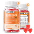 B Complex 50 Gummies - Methylated B Vitamins with Vitamin C, Choline & Zinc | Sugar Free, 120 Count